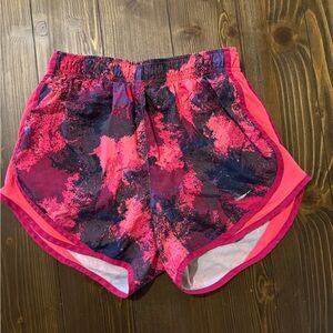 Nike Women's Vibrant Pink Splatter Athletic Shorts